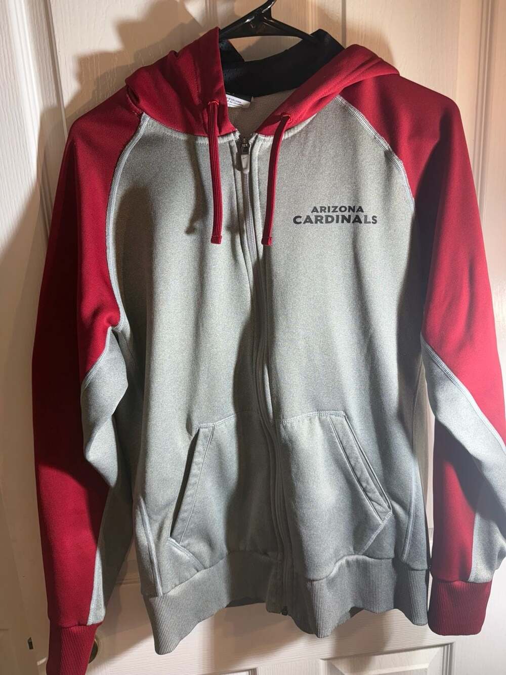 Nike NFL Arizona Cardinals Therma-FIT Raglan Full-Zip Sideline Hoodie